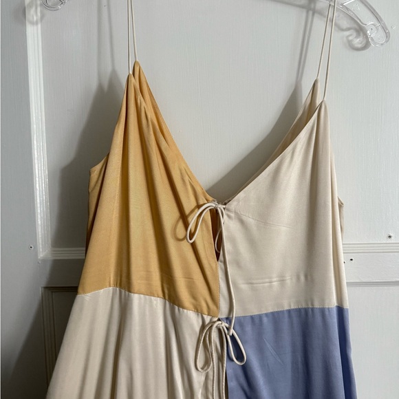 Rebecca Taylor Color-Blocked Twill Dress - Picture 2 of 4